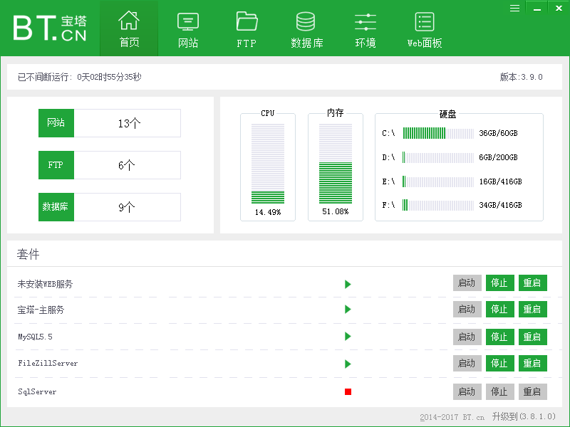 ASP SQL集成环境配置