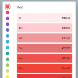颜色代码表网站源码